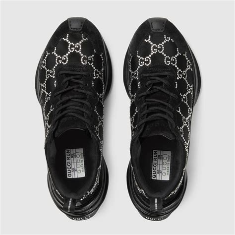 gucci runners with lights|Gucci knit sneakers.